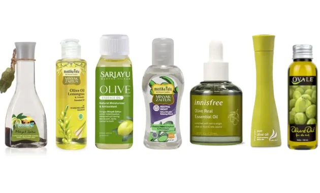 ilustrasi penggunaan minyak zaitun untuk perawatan kulit